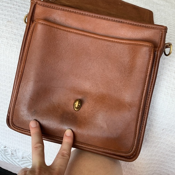 Coach Brown Leather Satchel - Picture 9 of 14